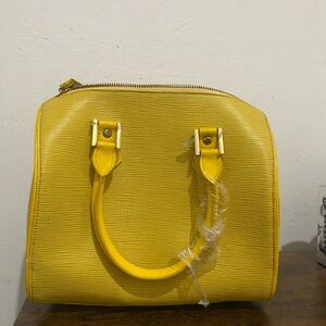 Yellow Designer Handbag